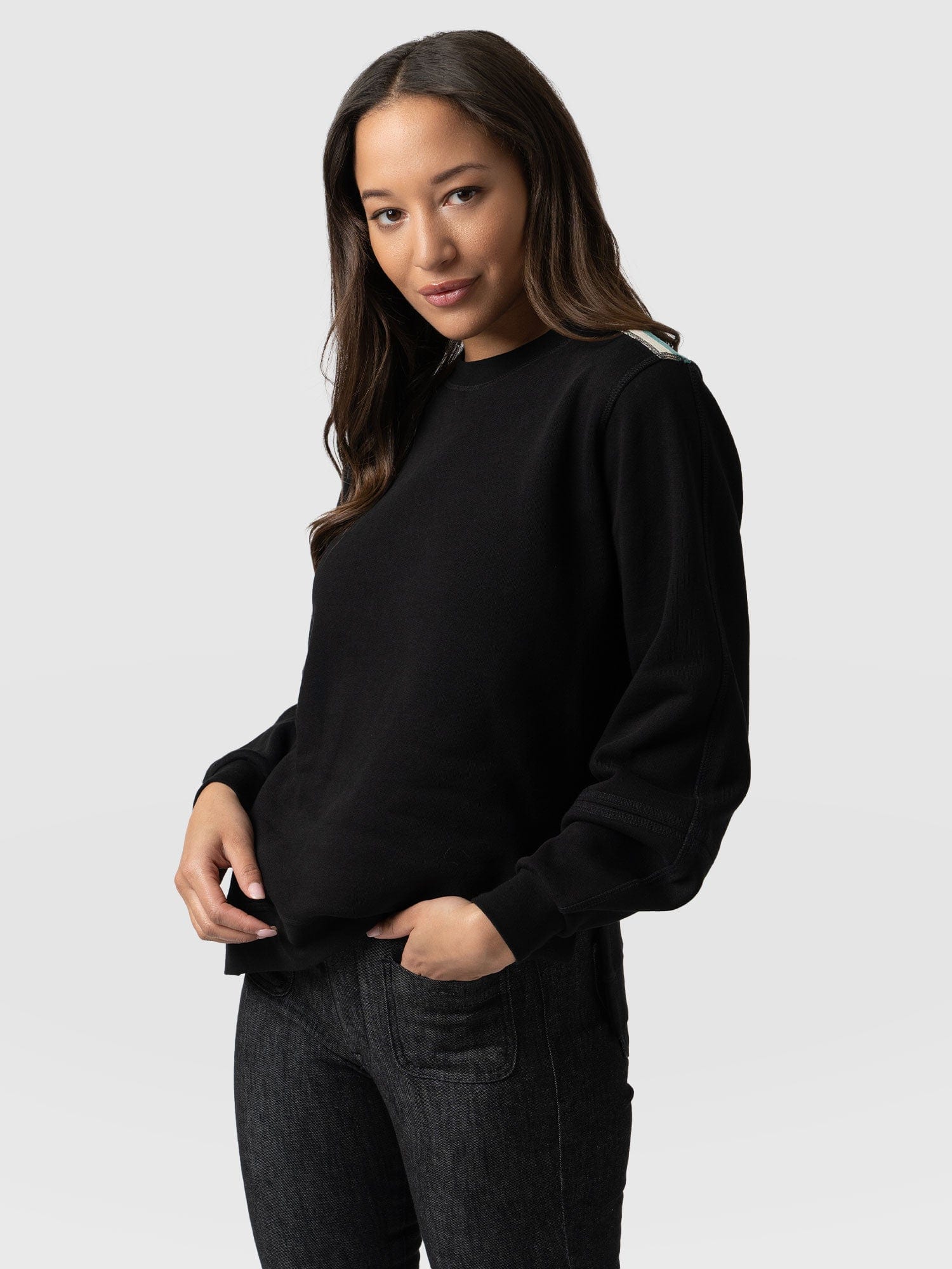 Runway Sweater Black - Women's Sweaters | Saint + Sofia® USA